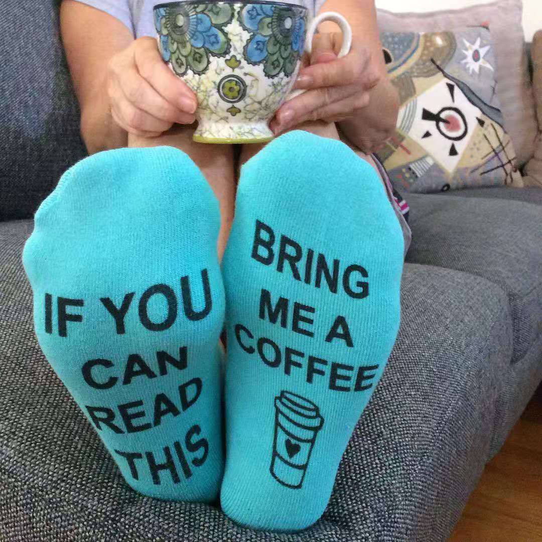 Funny text socks