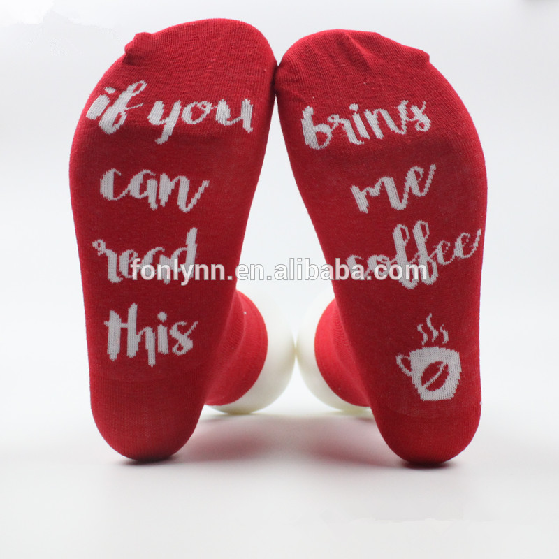 Socks comfortable cotton custom logo women socks cute