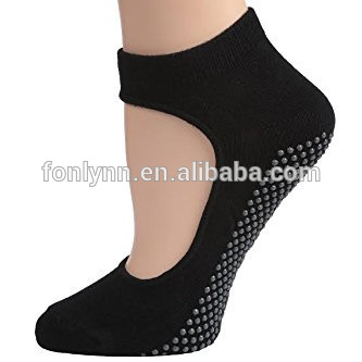 Women's Mary Jane Bella Yoga Socks with Grips Ankle Non Slip Socks